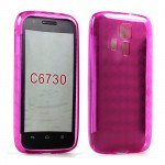 Wholesale Kyocera Hydro Icon C6730 TPU Gel Case (Hot Pink)